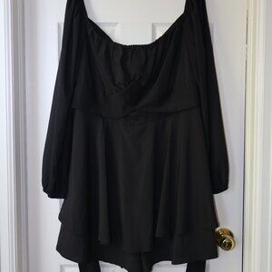 Black Romper Dress
